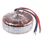 RS PRO 230V ac, 11.8V ac Toroidal Transformer, 150VA 1 Output