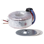 Block 115 V ac, 230 V ac, 2 x 24V ac Toroidal Transformer, 100VA 2 Output