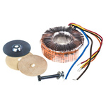 Nuvotem Talema 230V ac, 2 x 15V ac Toroidal Transformer, 50VA 2 Output