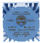 Nuvotem Talema 115 V ac, 230 V ac, 2 x 15V ac Toroidal Transformer, 7VA 2 Output