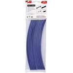 HellermannTyton Heat Shrink Tubing, Blue 6mm Sleeve Dia. x 200mm Length 3:1 Ratio, HIS-3 BAG Series