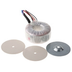 Block 115 V ac, 230 V ac, 2 x 12V ac Toroidal Transformer, 60VA 2 Output