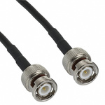 Cinch Connectors Male BNC to Male BNC Belden 8218 Coaxial Cable, 50 Ω, 415
