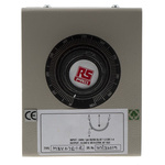 RS PRO 1 Phase 170VA Variac, 1 Output, 240V, 0.7A