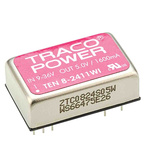 TRACOPOWER TEN 8WI DC-DC Converter, 5V dc/ 1.6A Output, 9 → 36 V dc Input, 8W, Through Hole, +85°C Max Temp