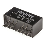 Recom RS DC-DC Converter, ±15V dc/ ±67mA Output, 9 → 36 V dc Input, 2W, Through Hole, +75°C Max Temp -40°C Min