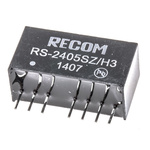 Recom RS DC-DC Converter, 5V dc/ 400mA Output, 9 → 36 V dc Input, 2W, Through Hole, +75°C Max Temp -40°C Min Temp