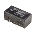 Recom RSO DC-DC Converter, 5V dc/ 200mA Output, 9 → 36 V dc Input, 1W, Through Hole, +85°C Max Temp -40°C Min