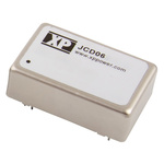 XP Power JCD DC-DC Converter, ±12V dc/ ±250mA Output, 4.5 → 9 V dc Input, 6W, Through Hole, +100°C Max Temp