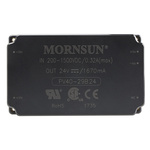 RS PRO DC-DC Converter, 24V dc/ 1.67A Output, 200 → 1500 V dc Input, 40W, PCB Mount, +70°C Max Temp -40°C Min