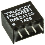 TRACOPOWER TME DC-DC Converter, 15V dc/ 65mA Output, 21.6 → 26.4 V dc Input, 1W, Through Hole, +85°C Max Temp