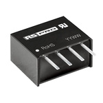 RS PRO DC-DC Converter, 3.3V dc/ 303mA Output, 10.8 → 13.2 V dc Input, 1W, PCB Mount, +105°C Max Temp -40°C Min