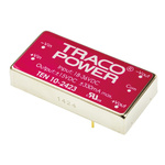 TRACOPOWER TEN 10 DC-DC Converter, ±15V dc/ ±330mA Output, 18 → 36 V dc Input, 10W, Through Hole, +85°C Max Temp