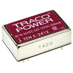 TRACOPOWER TEN 5 DC-DC Converter, 12V dc/ 500mA Output, 18 → 36 V dc Input, 6W, Through Hole, +85°C Max Temp