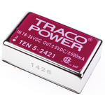 TRACOPOWER TEN 5 DC-DC Converter, ±5V dc/ ±500mA Output, 18 → 36 V dc Input, 6W, Through Hole, +85°C Max Temp