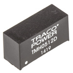 TRACOPOWER TMH DC-DC Converter, ±12V dc/ ±80mA Output, 4.5 → 5.5 V dc Input, 2W, Through Hole, +85°C Max Temp
