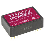 TRACOPOWER TEL 3 DC-DC Converter, ±12V dc/ ±125mA Output, 18 → 36 V dc Input, 3W, Through Hole, +85°C Max Temp