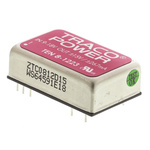 TRACOPOWER TEN 8 DC-DC Converter, ±15V dc/ ±265mA Output, 9 → 18 V dc Input, 8W, Through Hole, +85°C Max Temp