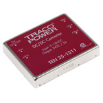 TRACOPOWER TEN 25 DC-DC Converter, 5V dc/ 5A Output, 9 → 18 V dc Input, 25W, Through Hole, +85°C Max Temp -40°C