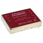 TRACOPOWER TEN 25 DC-DC Converter, ±12V dc/ ±1.25A Output, 9 → 18 V dc Input, 25W, Through Hole, +85°C Max Temp