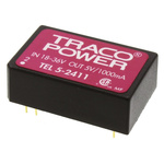 TRACOPOWER TEL 5 DC-DC Converter, 5V dc/ 1A Output, 18 → 36 V dc Input, 5W, Through Hole, +85°C Max Temp -40°C