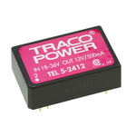 TRACOPOWER TEL 5 DC-DC Converter, 12V dc/ 500mA Output, 18 → 36 V dc Input, 5W, Through Hole, +85°C Max Temp