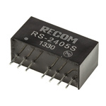 Recom RS DC-DC Converter, 5V dc/ 400mA Output, 18 → 36 V dc Input, 2W, Through Hole, +85°C Max Temp -40°C Min