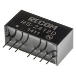 Recom RS DC-DC Converter, ±12V dc/ ±83mA Output, 18 → 36 V dc Input, 2W, Through Hole, +85°C Max Temp -40°C Min