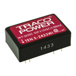 TRACOPOWER TEN 5WI DC-DC Converter, ±15V dc/ ±200mA Output, 9 → 36 V dc Input, 6W, Through Hole, +85°C Max Temp