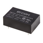 Recom REC6 DC-DC Converter, 12V dc/ 500mA Output, 18 → 36 V dc Input, 6W, Through Hole, +75°C Max Temp -40°C Min
