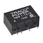 TRACOPOWER TMR 1 DC-DC Converter, 24V dc/ 42mA Output, 9 → 18 V dc Input, 1W, Through Hole, +85°C Max Temp -40°C