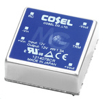 Cosel MG DC-DC Converter, 5V dc/ 3A Output, 9 → 18 V dc Input, 15W, Through Hole, +85°C Max Temp -40°C Min Temp
