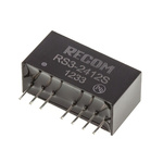 Recom RS3 DC-DC Converter, 12V dc/ 250mA Output, 18 → 36 V dc Input, 3W, Through Hole, +71°C Max Temp -40°C Min