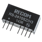 Recom RS DC-DC Converter, 15V dc/ 134mA Output, 9 → 36 V dc Input, 2W, Through Hole, +75°C Max Temp -40°C Min