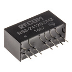 Recom RS3 DC-DC Converter, 12V dc/ 250mA Output, 9 → 27 V dc Input, 3W, Through Hole, +71°C Max Temp -40°C Min