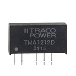 TRACOPOWER TMA DC-DC Converter, ±12V dc/ 42mA Output, 10.8 → 13.2 V dc Input, 1W, Through Hole, +85°C Max Temp