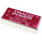 TRACOPOWER TEN 10 DC-DC Converter, 24V dc/ 415mA Output, 9 → 18 V dc Input, 10W, Through Hole, +85°C Max Temp