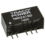 TRACOPOWER TMH DC-DC Converter, ±15V dc/ ±65mA Output, 21.6 → 26.4 V dc Input, 2W, Through Hole, +85°C Max Temp