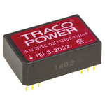 TRACOPOWER TEL 3 DC-DC Converter, ±12V dc/ ±125mA Output, 10 → 30 V dc Input, 3W, Through Hole, +85°C Max Temp
