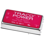 TRACOPOWER TEN 15 DC-DC Converter, 5V dc/ 3A Output, 36 → 75 V dc Input, 15W, Through Hole, +85°C Max Temp -40°C