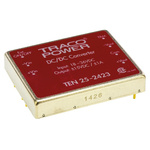 TRACOPOWER TEN 25 DC-DC Converter, ±15V dc/ ±1A Output, 18 → 36 V dc Input, 25W, Through Hole, +85°C Max Temp