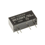 Recom RP DC-DC Converter, 5V dc/ 200mA Output, 10.8 → 13.2 V dc Input, 1W, Through Hole, +85°C Max Temp -40°C