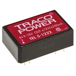 TRACOPOWER TEL 5 DC-DC Converter, ±12V dc/ ±250mA Output, 9 → 18 V dc Input, 5W, Through Hole, +85°C Max Temp