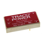 TRACOPOWER TEN 12 DC-DC Converter, 15V dc/ 800mA Output, 9 → 36 V dc Input, 12W, Through Hole, +85°C Max Temp