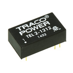 TRACOPOWER TEL 2 DC-DC Converter, 12V dc/ 165mA Output, 9 → 18 V dc Input, 2W, Through Hole, +75°C Max Temp