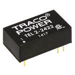 TRACOPOWER TEL 2 DC-DC Converter, ±12V dc/ ±85mA Output, 18 → 36 V dc Input, 2W, Through Hole, +75°C Max Temp
