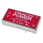 TRACOPOWER TEL 15 DC-DC Converter, 12V dc/ 1.25A Output, 18 → 36 V dc Input, 15W, Through Hole, +71°C Max Temp