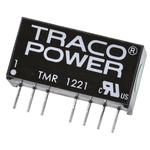 TRACOPOWER TMR 2 DC-DC Converter, ±5V dc/ ±200mA Output, 9 → 18 V dc Input, 2W, Through Hole, +85°C Max Temp