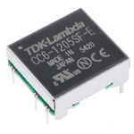 TDK-Lambda DC-DC Converter, 5V dc/ 1.2A Output, 9 → 18 V dc Input, 6W, Through Hole, +85°C Max Temp -40°C Min