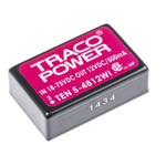TRACOPOWER TEN 5WI DC-DC Converter, 12V dc/ 500mA Output, 18 → 75 V dc Input, 6W, Through Hole, +85°C Max Temp